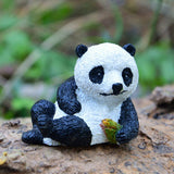 Max Resin Panda Fairy Garden Ornament Miniature Bonsai Terrarium Home Decor #4