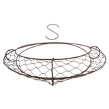 Max Iron Wire Wreath Frame Succulent Pot Metal Planter Plant Holder Decoration C