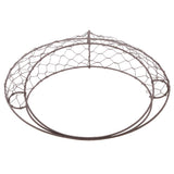 Max Iron Wire Wreath Frame Succulent Pot Metal Planter Plant Holder Decoration C