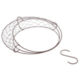 Max Iron Wire Wreath Frame Succulent Pot Metal Planter Plant Holder Decoration C