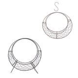 Max Iron Wire Wreath Frame Succulent Pot Metal Planter Plant Holder Decoration D