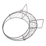 Max Iron Wire Wreath Frame Succulent Pot Metal Planter Plant Holder Decoration D