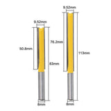 Max Extra Long Straight Router Bit Wood Milling Cutter Slotted Trimming 50.8mm