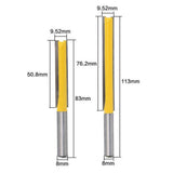 Max Trimming Blade 8mm Shank Edge Repair Cutter Wood Milling Cutter Woodworking