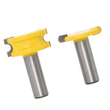 Max 2-Piece Canoe Flute and Bead Router Bit Wood Cutter Woodworking Tool 12.7mm