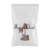 Max Resin Fairy Garden Ornament Miniature Home Decor Snail Purple Mushroom