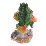 Max Resin Fairy Garden Ornament Miniature Home Decor Frog Red Mushroom