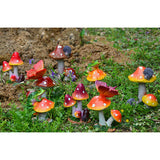 Max Resin Fairy Garden Ornament Miniature Home Decor Butterfly Red Mushroom