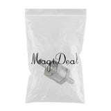 Max One Way Fuel Non Return Check Valve Petrol Diesel Oil Water Aluminium 6mm