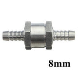 Max One Way Fuel Non Return Check Valve Petrol Diesel Oil Water Aluminium 8mm
