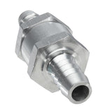 Max One Way Fuel Non Return Check Valve Petrol Diesel Oil Water Aluminium 10mm
