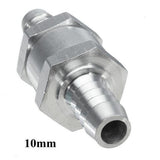 Max One Way Fuel Non Return Check Valve Petrol Diesel Oil Water Aluminium 10mm