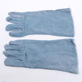 Max Cowhide Leather Welding Gloves Protective Gloves Welder Hands 30cm Grey
