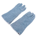 Max Cowhide Leather Welding Gloves Protective Gloves Welder Hands 30cm Grey
