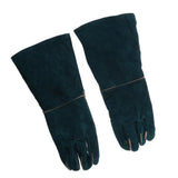 Max Cowhide Leather Welding Gloves Protective Gloves Welder Hands 40cm Green