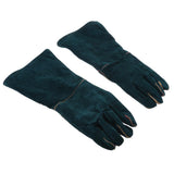 Max Cowhide Leather Welding Gloves Protective Gloves Welder Hands 40cm Green