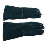 Max Cowhide Leather Welding Gloves Protective Gloves Welder Hands 40cm Green