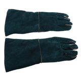 Max Cowhide Leather Welding Gloves Protective Gloves Welder Hands 40cm Green