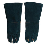 Max Cowhide Leather Welding Gloves Protective Gloves Welder Hands 40cm Green