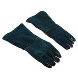 Max Cowhide Leather Welding Gloves Protective Gloves Welder Hands 40cm Green