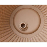 Max Plastic Flower Pot Hanging Basket Balcony Garden Plant Planter Chain Khaki
