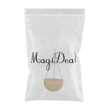 Max Plastic Flower Pot Hanging Basket Balcony Garden Plant Planter Chain Khaki