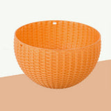 Max Plastic Flower Pot Hanging Basket Balcony Garden Plant Planter Chain Gold