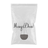 Max Plastic Hanging Flower Pot Planter Basket for Plant Holder+Chain Coffee- S