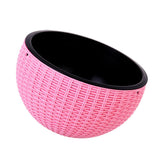 Max Plastic Hanging Flower Pot Planter Basket for Plant Holder+Chain Pink- L