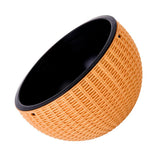 Max Plastic Hanging Flower Pot Planter Basket for Plant Holder+Chain Gold- L