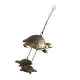 Maxbell Metal Tortoise Bells Wind Chime Outdoor Garden Hanging Charm Decor Ornament