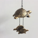 Maxbell Metal Tortoise Bells Wind Chime Outdoor Garden Hanging Charm Decor Ornament