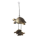 Maxbell Metal Tortoise Bells Wind Chime Outdoor Garden Hanging Charm Decor Ornament