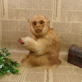 Max Lifelike Kneeling Monkey Statue Indoor Outdoor Ornament  Model Figure Dark
