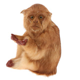 Max Lifelike Kneeling Monkey Statue Indoor Outdoor Ornament  Model Figure Dark