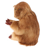 Max Lifelike Kneeling Monkey Statue Indoor Outdoor Ornament  Model Figure Dark