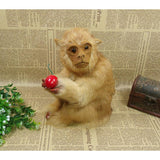 Max Lifelike Kneeling Monkey Statue Indoor Outdoor Ornament  Model Figure Light