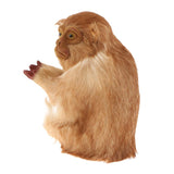 Max Lifelike Kneeling Monkey Statue Indoor Outdoor Ornament  Model Figure Light