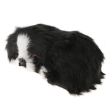 Max Simulation Sleeping Napping Lifelike Plush Dog Puppy Collectable Toy Black