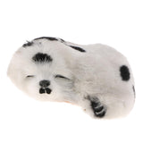 Max Simulation Sleeping Napping Lifelike Plush Dog Puppy Collectable Toy Spotty