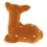 Max Miniature Realistic Deer Figurine Statue Model Home Gift Decorative  Lying
