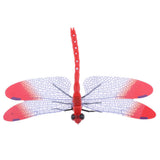 Max 5Pcs 3D Dragonfly Wall Sticker Decals Magnetic Room Wall Decor Red