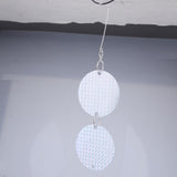 Max 16Pcs Bird Repellent Disks Hanging Reflective Discs for Windows and Trees #2