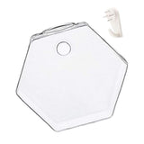 Max Wall Hanging Planter Glass Hydroponic Vase Plant Pot Terrarium Hexagon 13cm