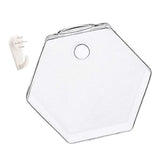 Max Wall Hanging Planter Glass Hydroponic Vase Plant Pot Terrarium Hexagon 13cm