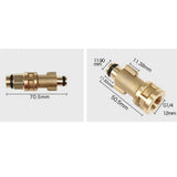 Max Copper Adapter For Snow Foam Lance Adaptor High Pressure Washer M22/14 S7