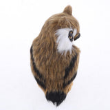 Max Mini Simulation Owl Animal Home Decoration Simulation Artificial Owl Left