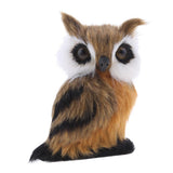 Max Mini Simulation Owl Animal Home Decoration Simulation Artificial Owl Left
