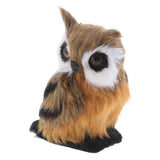 Max Mini Simulation Owl Animal Home Decoration Simulation Artificial Owl Left