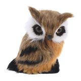 Max Mini Simulation Owl Animal Home Decoration Simulation Artificial Owl Left
